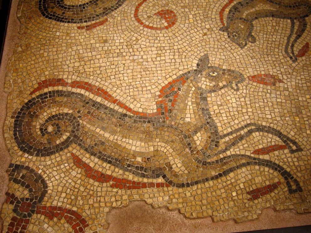 Serpent_de_Mer_Hippocampe_Mosaique_Romaine